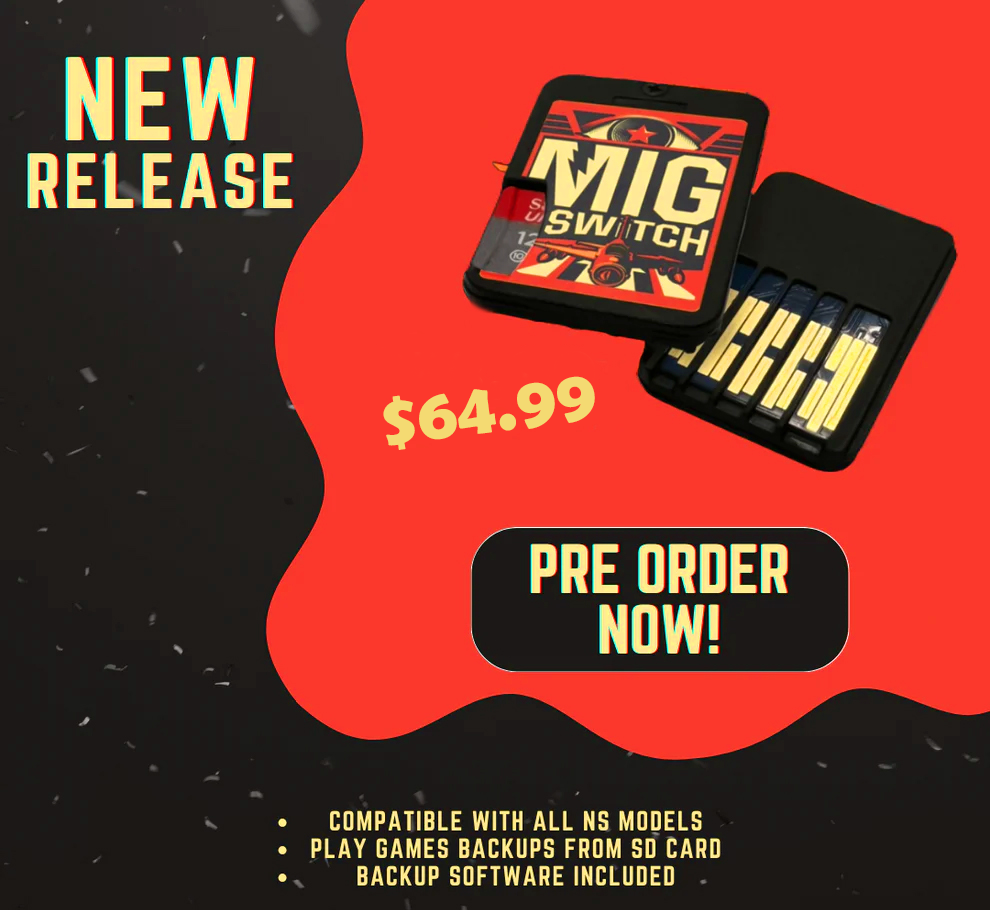 MIG-SWITCH (PRE-ORDER) For Nintendo Switch-Flash Cart – Mig switch